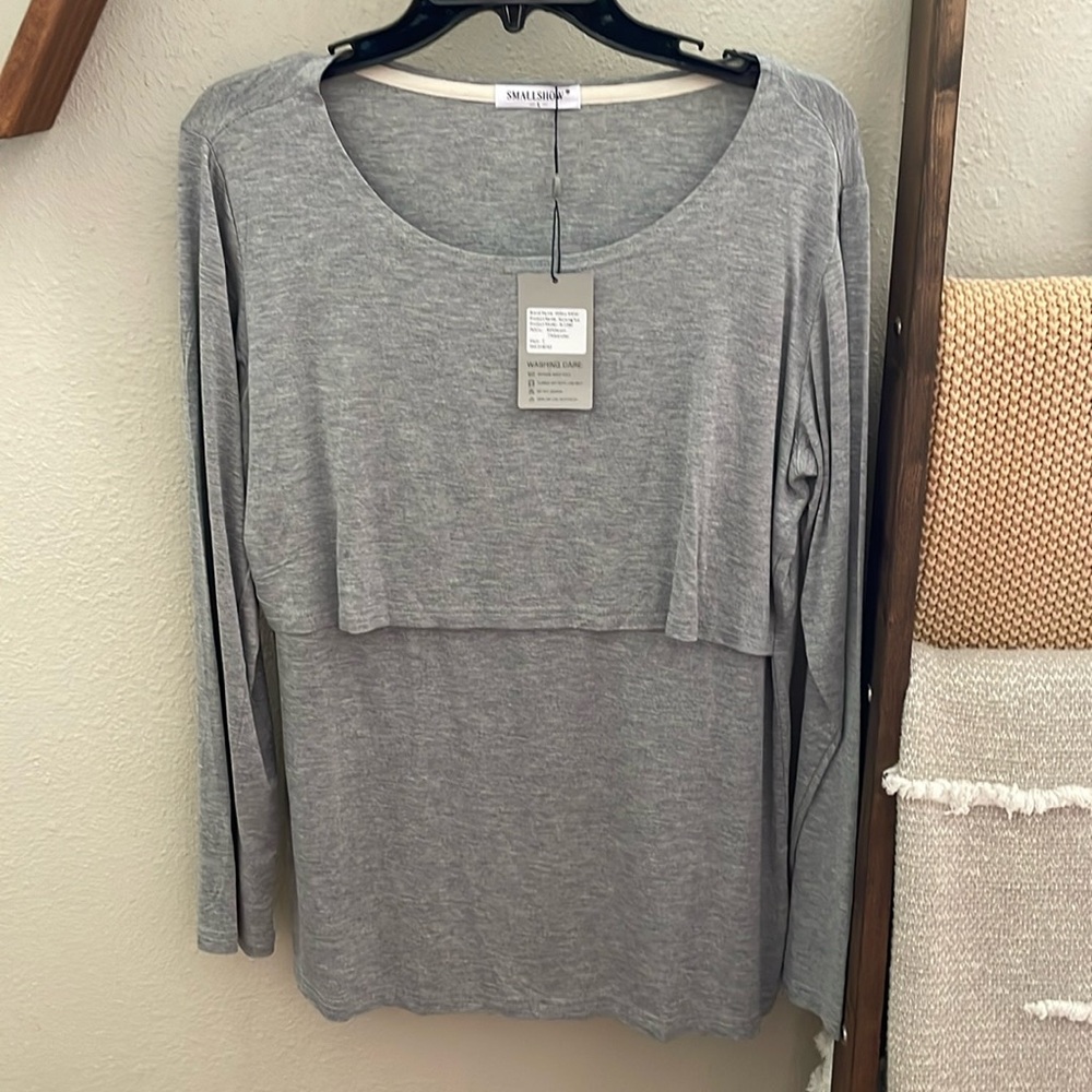 Women’s Long Sleeved Nursing Top